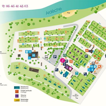 Camping Le Coin Charmant Chauzon Exterior photo